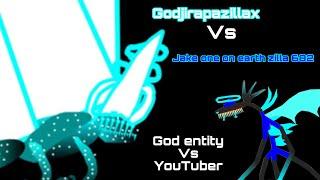 Godjirapazillax vs jake one on earth zilla 682 (sticknodes animation) god entity vs youtuber