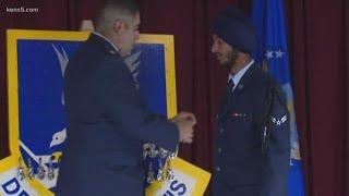 A Sikh airman's historic day paves the way for others of his faith