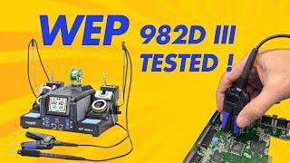 WEP 982D III Review: Hot Tweezers and Precision Soldering Tested!