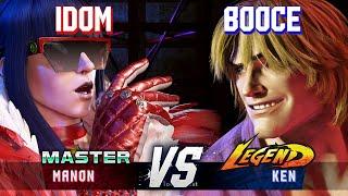 SF6 ▰ IDOM (Manon) vs BOOCE (Ken) ▰ High Level Gameplay