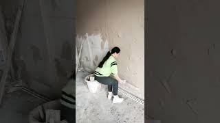 Wall plastering#shorts