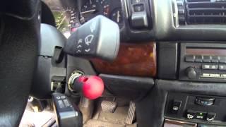 BMW E32 - when I lost my keys... I used a screwdriver :)