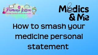 How to smash your medicine personal statement workshop