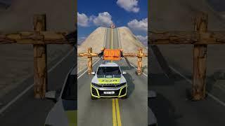 Logs Vs Larger Trucks-Trap-BeamNG-Drive #beamingshorts #beamngdrive #gamingcommunity #simulation