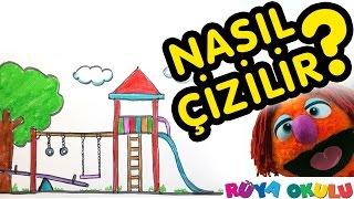 Park Nasıl Çizilir? - Çocuk Parkı-  - Çocuklar İçin Resim Çizme - RÜYA OKULU