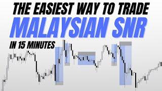 The Easiest Way To Trade Malaysian SNR on Higher Time Frame and Lower Time Frame