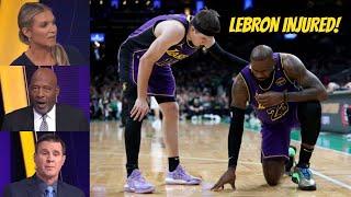 Is the Lakers’ Downfall Inevitable  Shannon Sharpe Stays Hopeful Despite LeBron’s Injury  First Ta