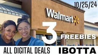 Walmart Deals 10/25/24: Walmart Ibotta Haul: Couponing At Walmart This Week: 3 FREEBIES