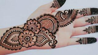 फुल हैंड  करवा चैlथ डिज़ाइन / mehndi design | easy arabic mehndi | mehndi ka design | Mehndi