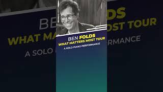 BEN FOLDS AT THE KENNEDY CENTER