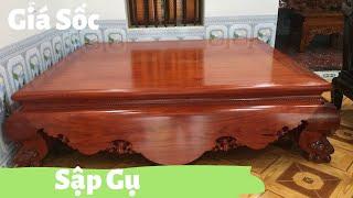 Đồ Gỗ #8 : Sập Ngồi Gỗ Gụ Mới Nhất | Xưởng Gỗ Đồng Kỵ Giá Rẻ