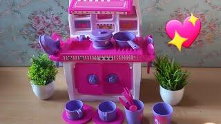 Barbie kitchen set | Fun activity #shorts