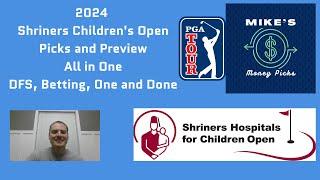 Shriners Children's Open 2024 Picks and Preview