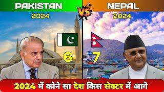 Pakistan  Vs Nepal  Country Comparison video 2024 || Country Comparison By Gk facts 4u