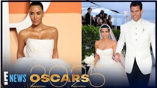 Kim Kardashian's Dress Is Accidental Kris Humphries Wedding Nod | Oscars 2025 | E! News