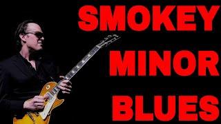  Smokey D Minor Blues Backing Track | The Saddest of All Keys Guitar Jam Track (67 BPM)