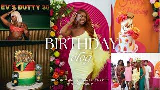 30th BIRTHDAY VLOG! 13 going on 30 party + 90's Dancehall Dutty 30 party + Usher Concert + More