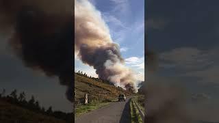 Activo un incendio en Pambre