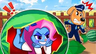 Antel is Hiding inside The Watermelon, Officer Labrador! | Sad Story | Sheriff Labrador Animation