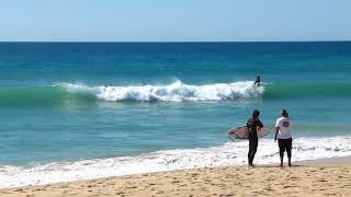 Ilha de Faro, Portugal (Algarve), Surfwettbewerb im Februar 2022 (3)