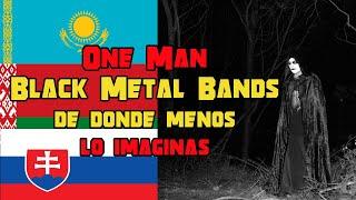 ONE MAN Black Metal Bands que no conocías - RECOMENDACIONES - PODCAST #41