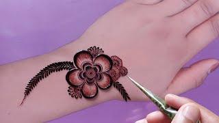 Very beautiful stylish front hand mehndidesign | easy arabic mehndi | mehndi kadesign Mehndi.