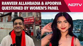 Ranveer Allahbadia News | YouTubers Ranveer Allahbadia, Apoorva Makhija Questioned By Women's Panel