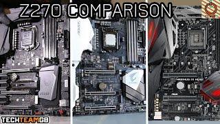 Z270 Comparison: Asus Hero vs MSI M7 vs Gigabyte Gaming 7