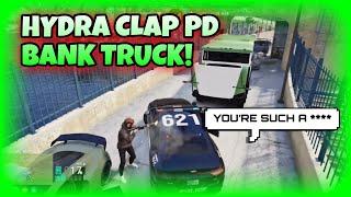 Hydra Clap PD After Bank Truck | NoPixel GTA RP | NoPixel Clips