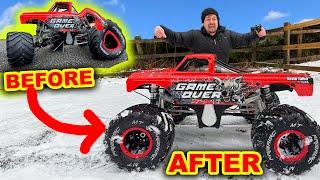 $6,300 GIANT RC Monster Truck ReBUILD & snow run