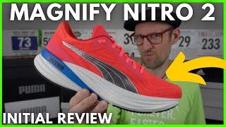 PUMA MAGNIFY NITRO 2 - INITIAL REVIEW - BEST MAX CUSHIONED SHOE OF 2023? - EDDBUD