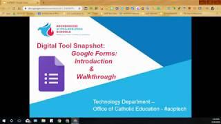 AoP Tech Google Forms Walkthrough