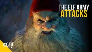 There Is Something In The Barn | Christmas Horror Comedy Clip | The Elf Army Attacks