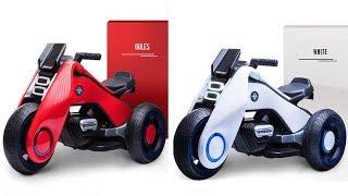 Children's Electric Motorcycle Dual drive Tricycle Rechargeable Ride on Toy Car motos electricas