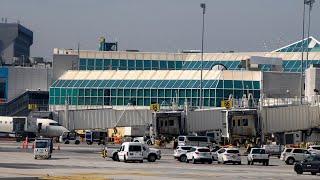 Wing of Delta plane strikes runway during landing at LaGuardia Airport