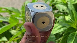 Make Ludo dice from steel on Old lathe machine | 1990 Procedure in 2024