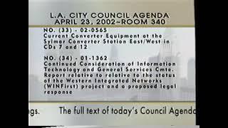 Regular City Council - 04/23/02