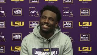 LSU LB Greg Penn III Ole Miss game-week interview