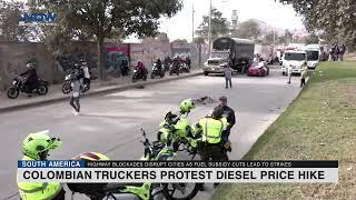 Colombian Truckers Protest Diesel Price Hike