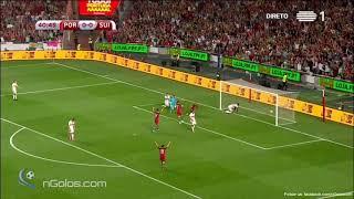 Own Goal By Johan Djourou and Get Lead 1-0 For Portugal