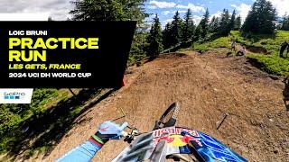 GoPro: Practice Runs with Loic Bruni at Les Gets - '24 UCI Downhill MTB World Cup