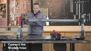 Harvey Woodworking - Shark Overhead Table Saw Assembly