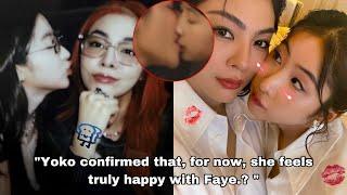 Yoko confirmed that, she feels truly happy with Faye - FayeYoko