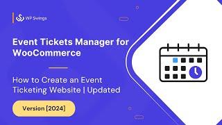 Free WooCommerce Event Tickets Manager plugin | Event Booking plugin || 2024 || Updated