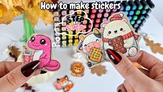 How to Make Animals Stickers at Home! | Step by Step