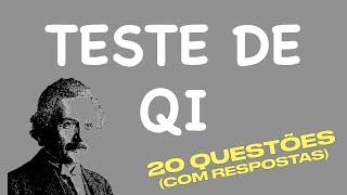 Teste de QI #32 - Perguntas reais de testes de QI [teste de inteligência]