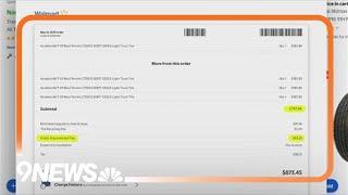 Man questions 12% public improvement fee on Arvada Walmart receipt
