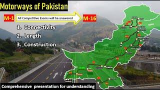 Motorways of Pakistan | M1 to M16 | motorways and highways of Pakistan | GeoGenius