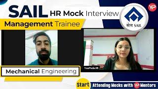 SAIL HR Mock Interview | Mechanical Engineering | Interview & GD Preparation with YourPedia