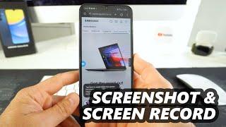 How To Screenshot & Screen Record On Samsung Galaxy A15 5G